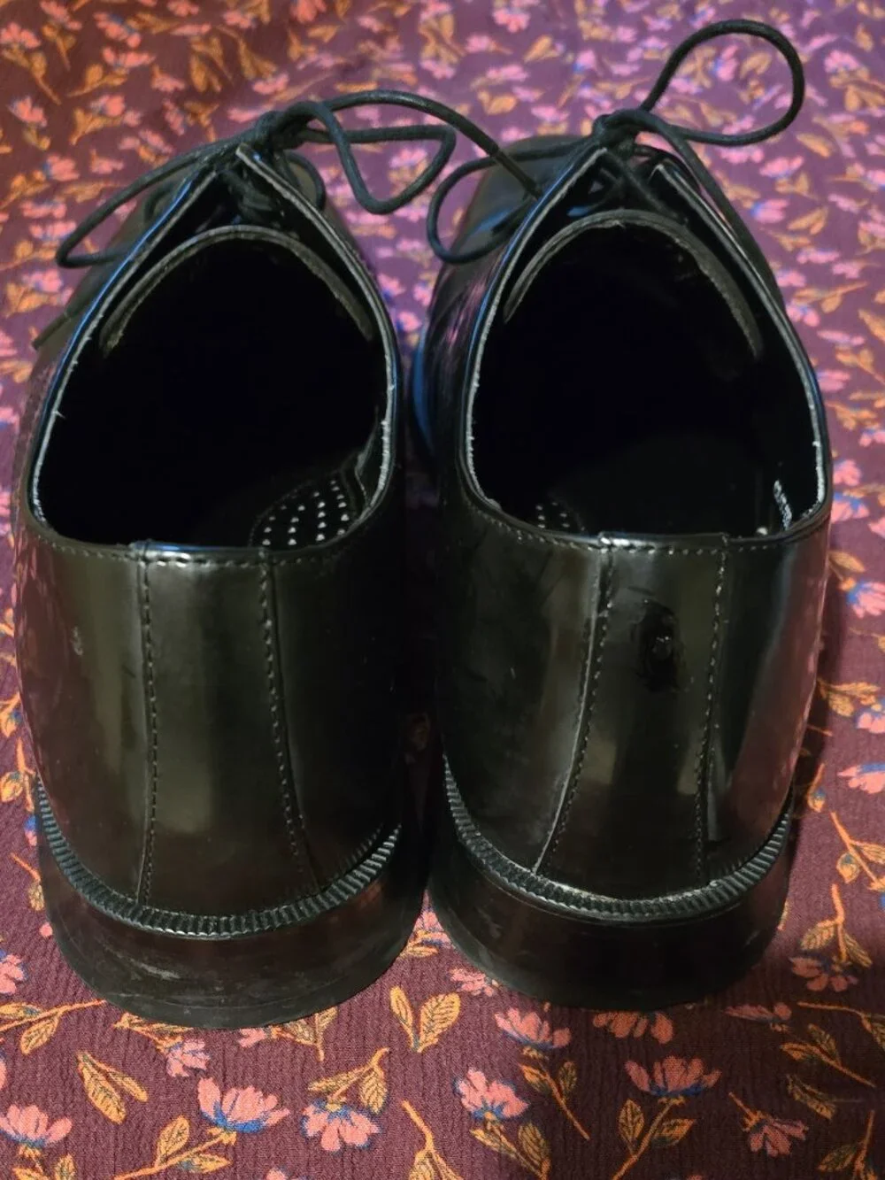 Jos. A. Bank Black Oxford Jazz Shoes 10 M Dress Formal
